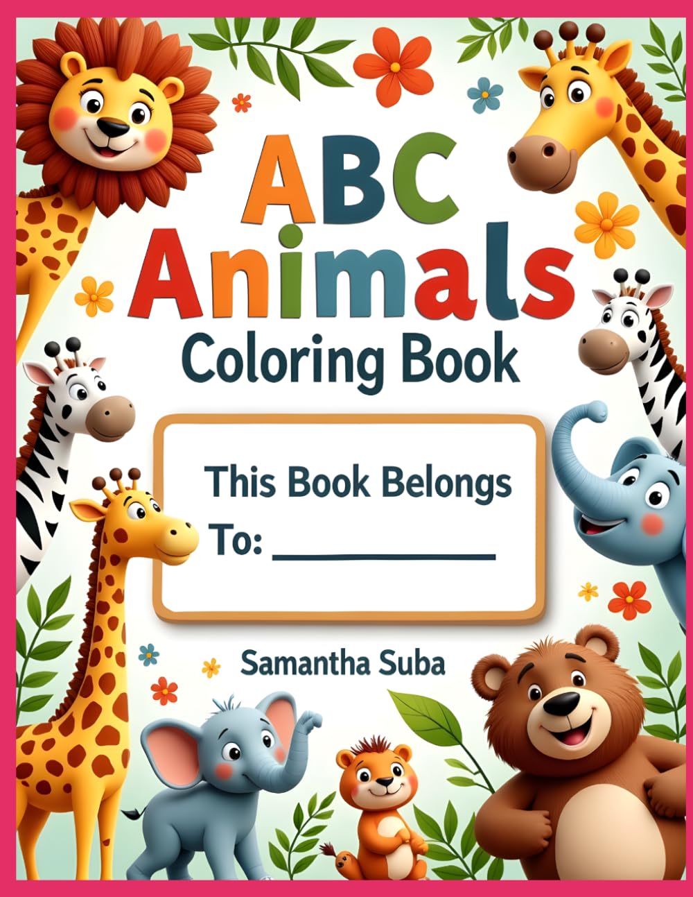 ABC Animals Coloring Book