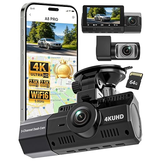 3-Channel Dash Cam - $69.99