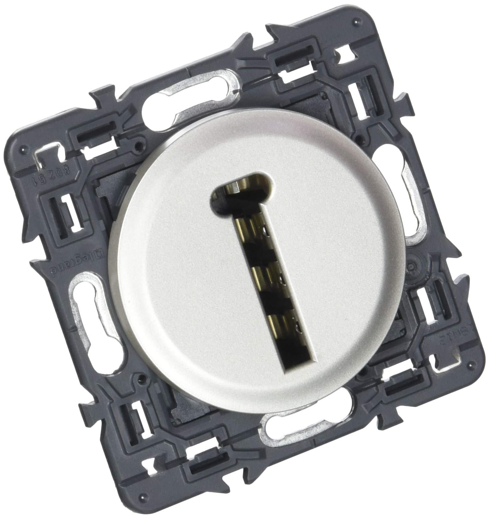 Legrand Céliane Telephone Plug, Titanium