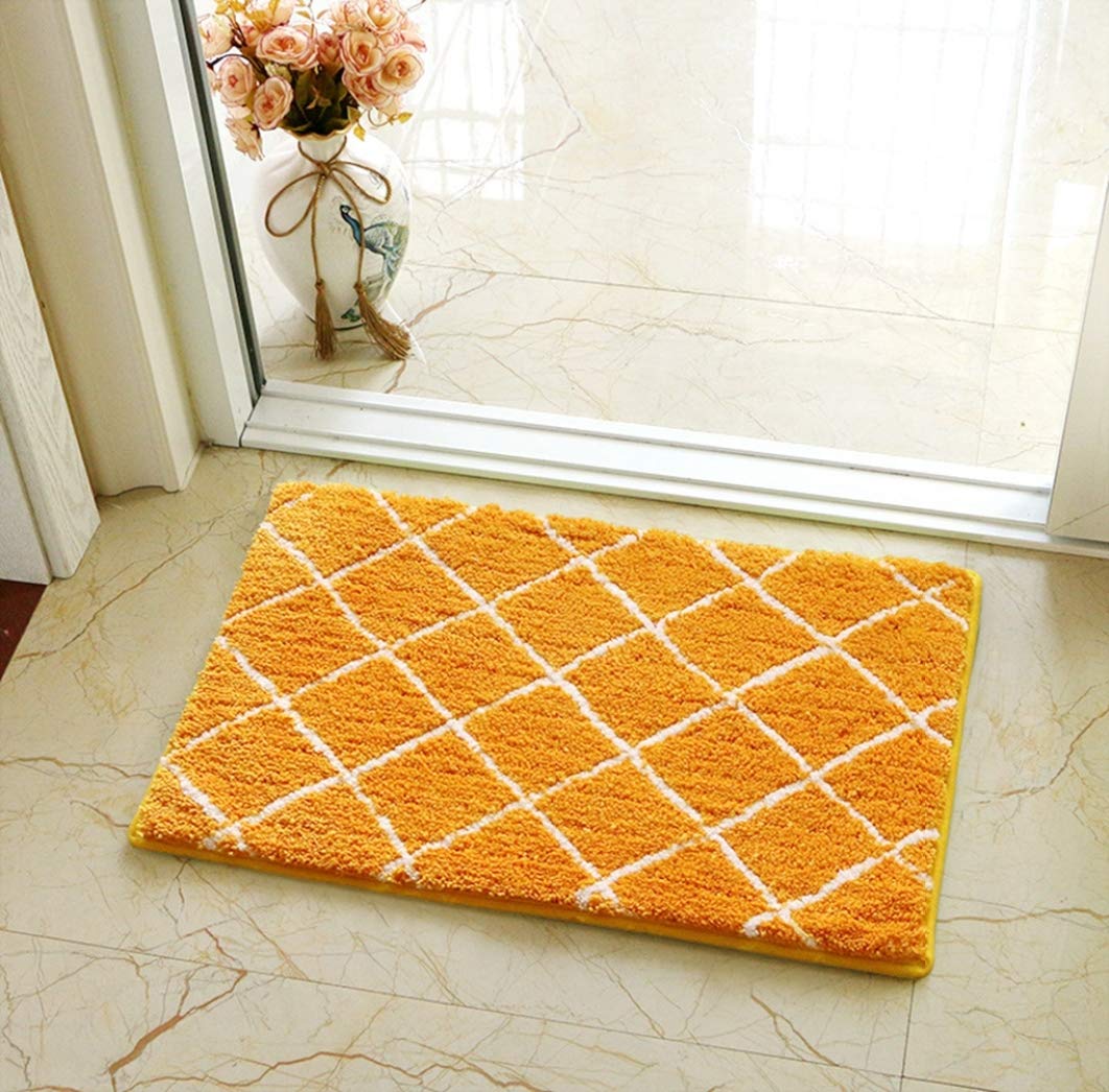 Amazon｜玄関マット 室内 おしゃれ インテリア 花柄 バスマット 滑り