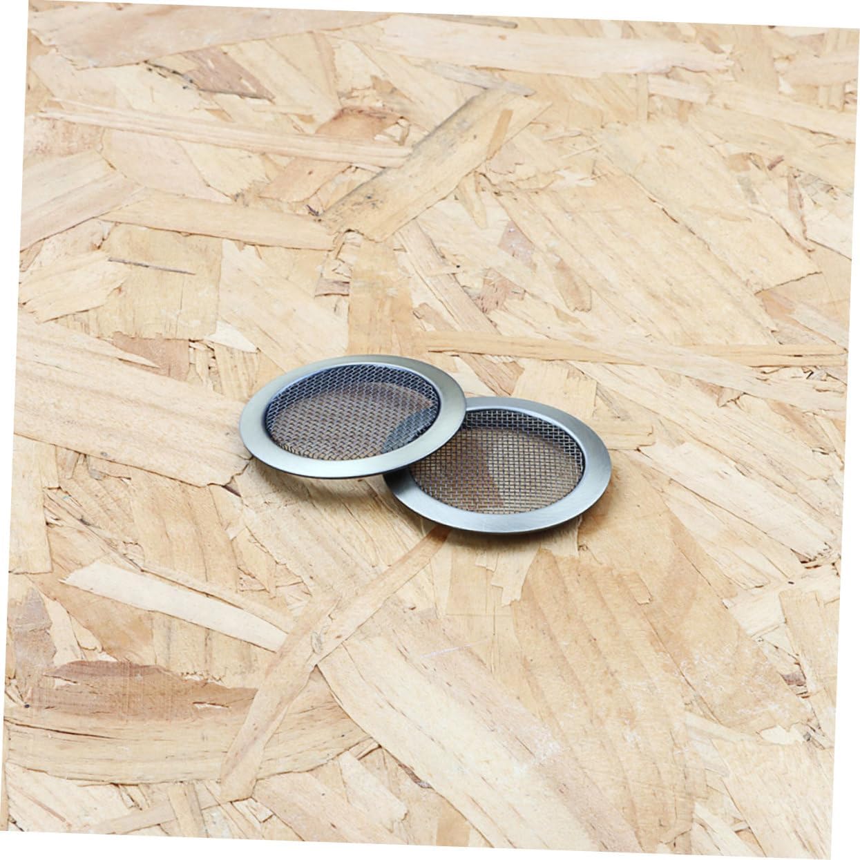 Yardwe 2pcs Guitar Sound Hole Covers Bronze Lid Inserts Acoustic Guitar Resonator Screen