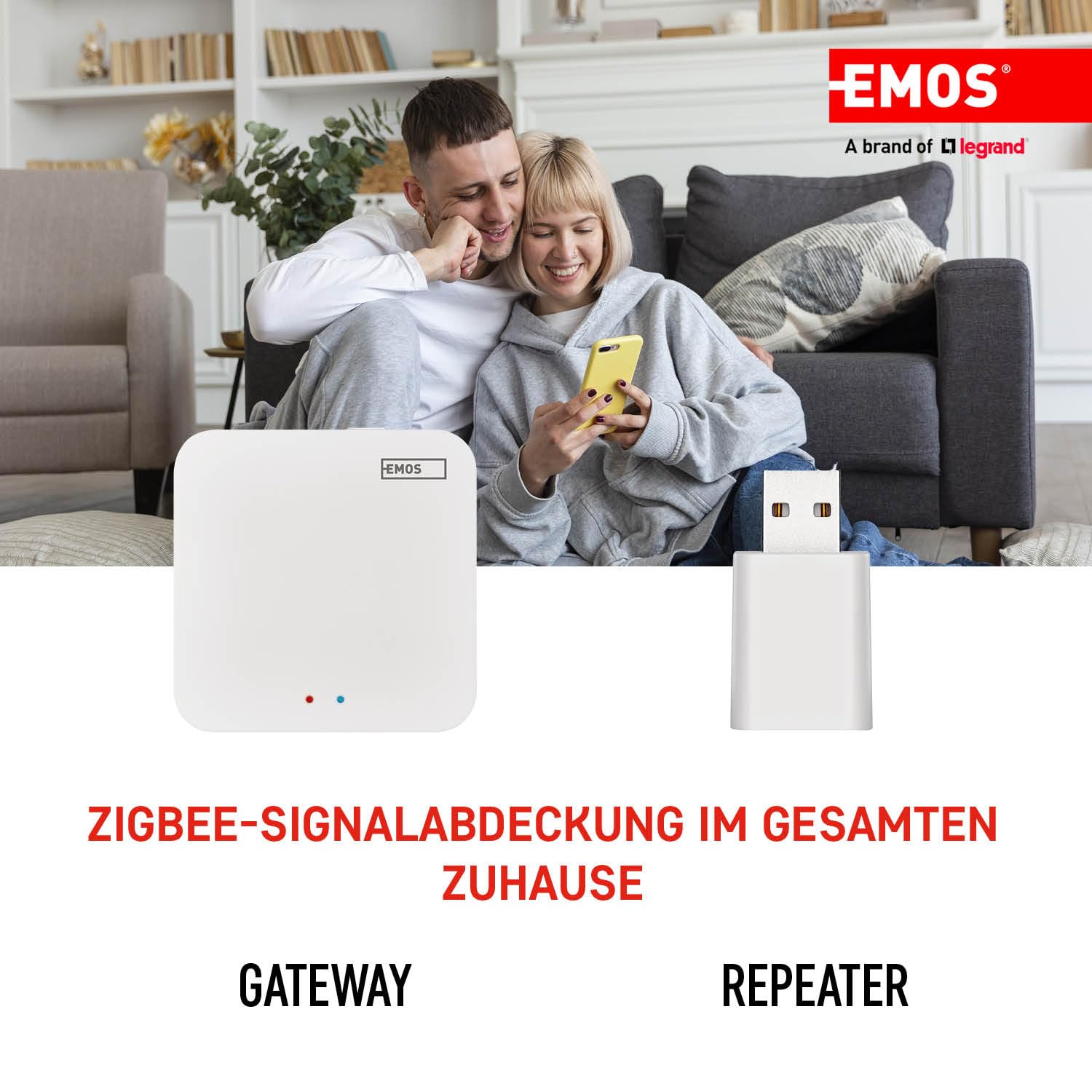 EMOS GoSmart ZigBee Gateway IP-1000Z Smart Home Hub Compatible