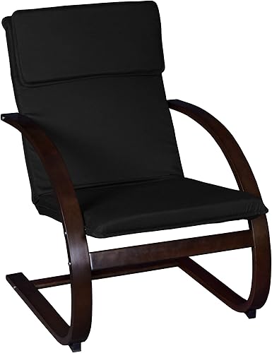 Miniatura 20 de Silla reclinable de madera curvada Niche Mia, de nogal moka/beige, Madera Metal Haya/Ébano,Nuez moca/Beige,Nogal Mocha/Negro,beige,