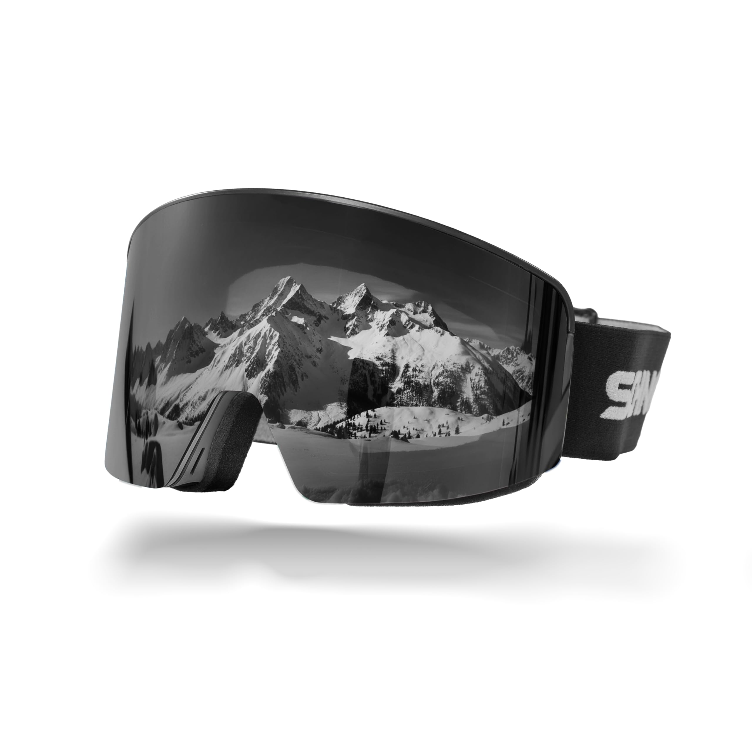 SCHNORR Skibrille mit magnetischer Glaswechselfunktion Full REVO, Anti-Fog, UV400 Skibrille Männer, Ski Brille Frauen, Snowboardbrille, schlechtes Wetter, Schibrille, Skiing Goggles