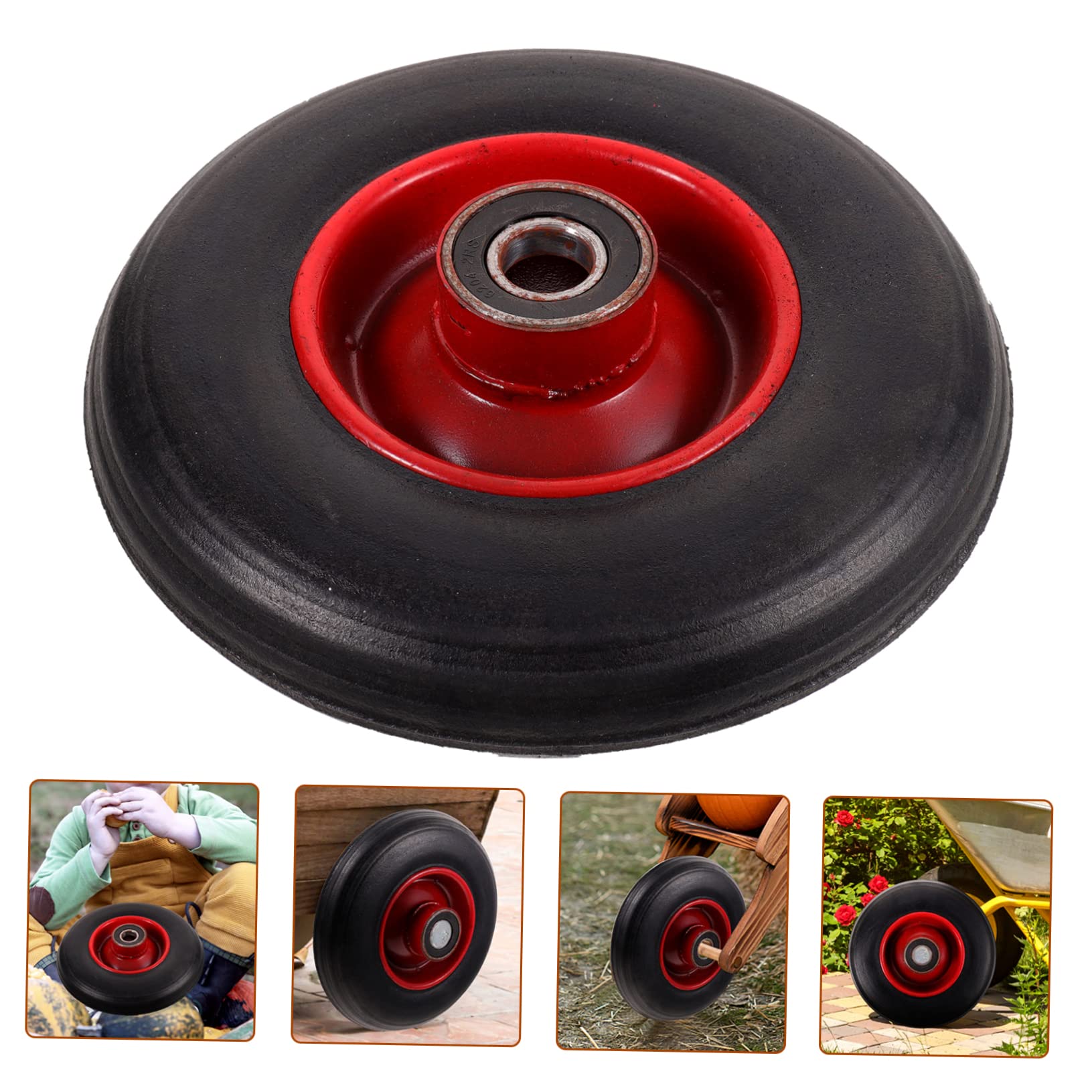 Mipcase Ruota Per Carrelli Da Giardino Pneumatico Durevole e Sicuro Per Ragazzo Ragazza Ragazza Accessori Per Carrelli Sostituzione Semplice Resistente Agli Urti