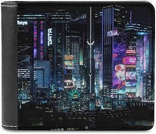 Sponsored Ad - RFSHOP Men's Bi-fold Wallet, Cyberpunk 2077, Large Capacity, Holds 6 Cards, Small, Multi-functional, Coin P...