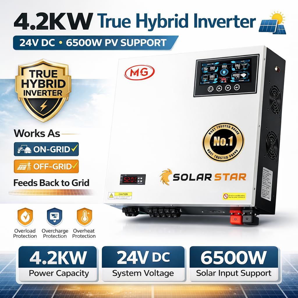 MG Solar Star Inverter: Hybrid Power for Homes & Businesses -3