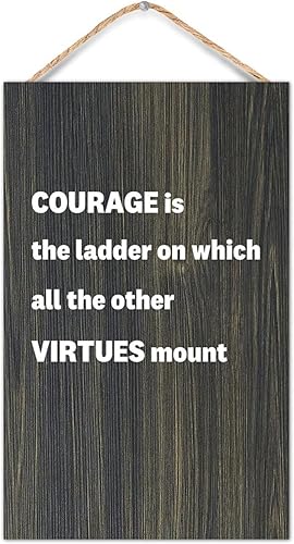 Miniatura 9 de Letrero bíblico de madera Romanos 12:21: No te superes por el mal, supera el mal con el bien, decoración de pared de granja de 12 x 8 pulgadas para