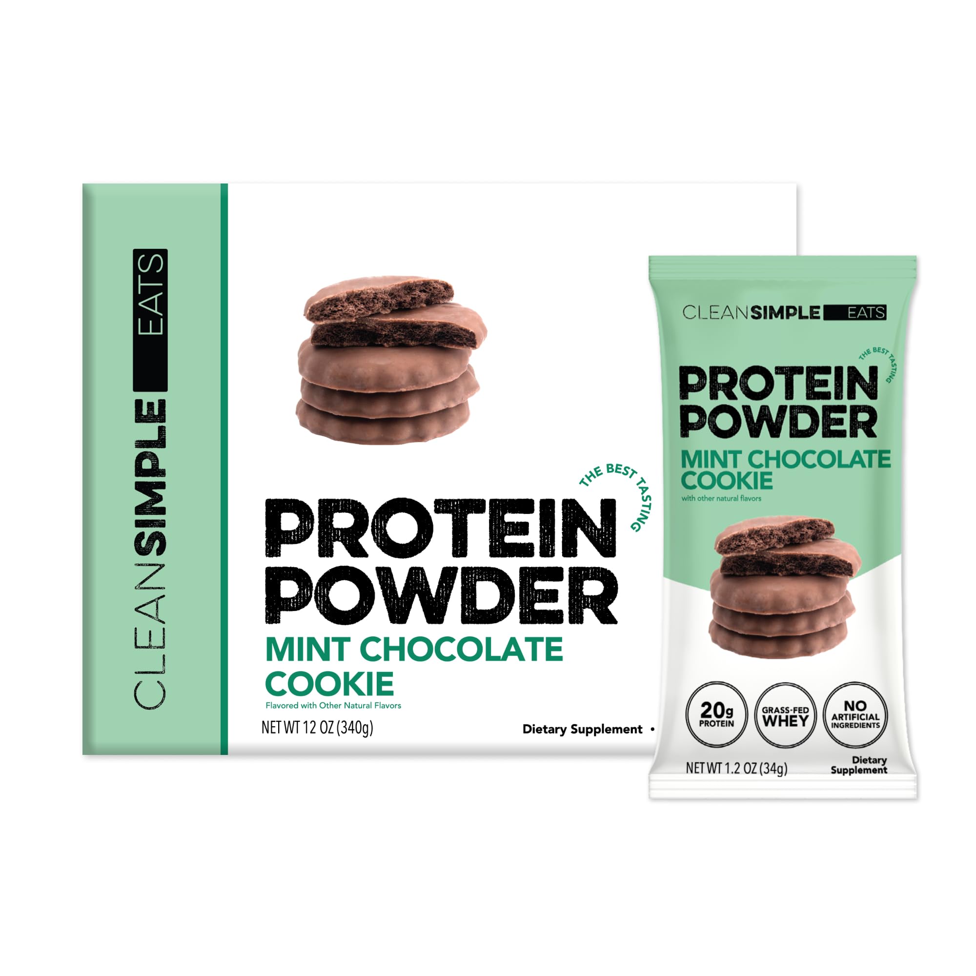 Clean Simple Eats Whey Isolate Mint Chocolate Cookie