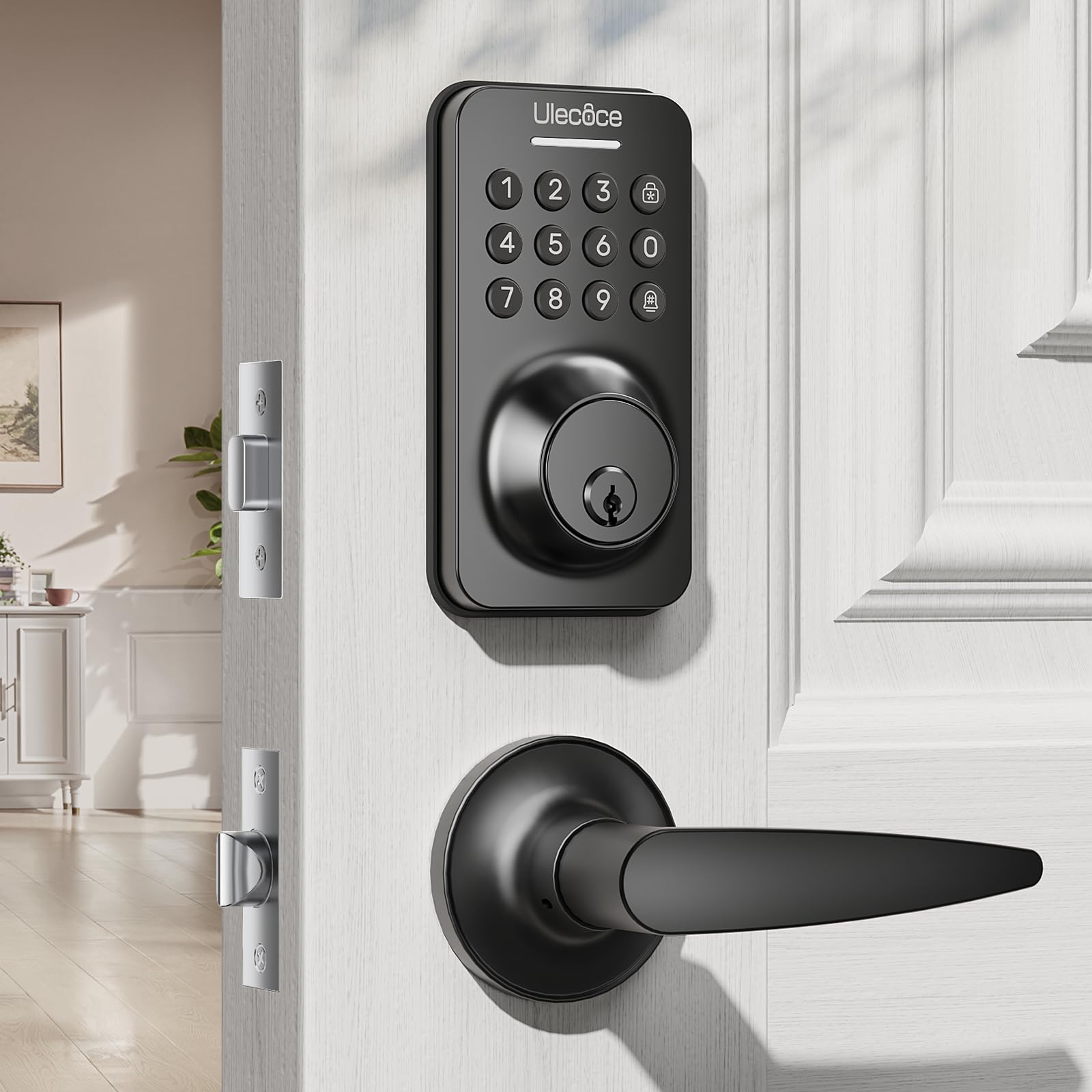 Serrure de porte intelligente clavier pour ne plus jamais perdre ses clés de maison