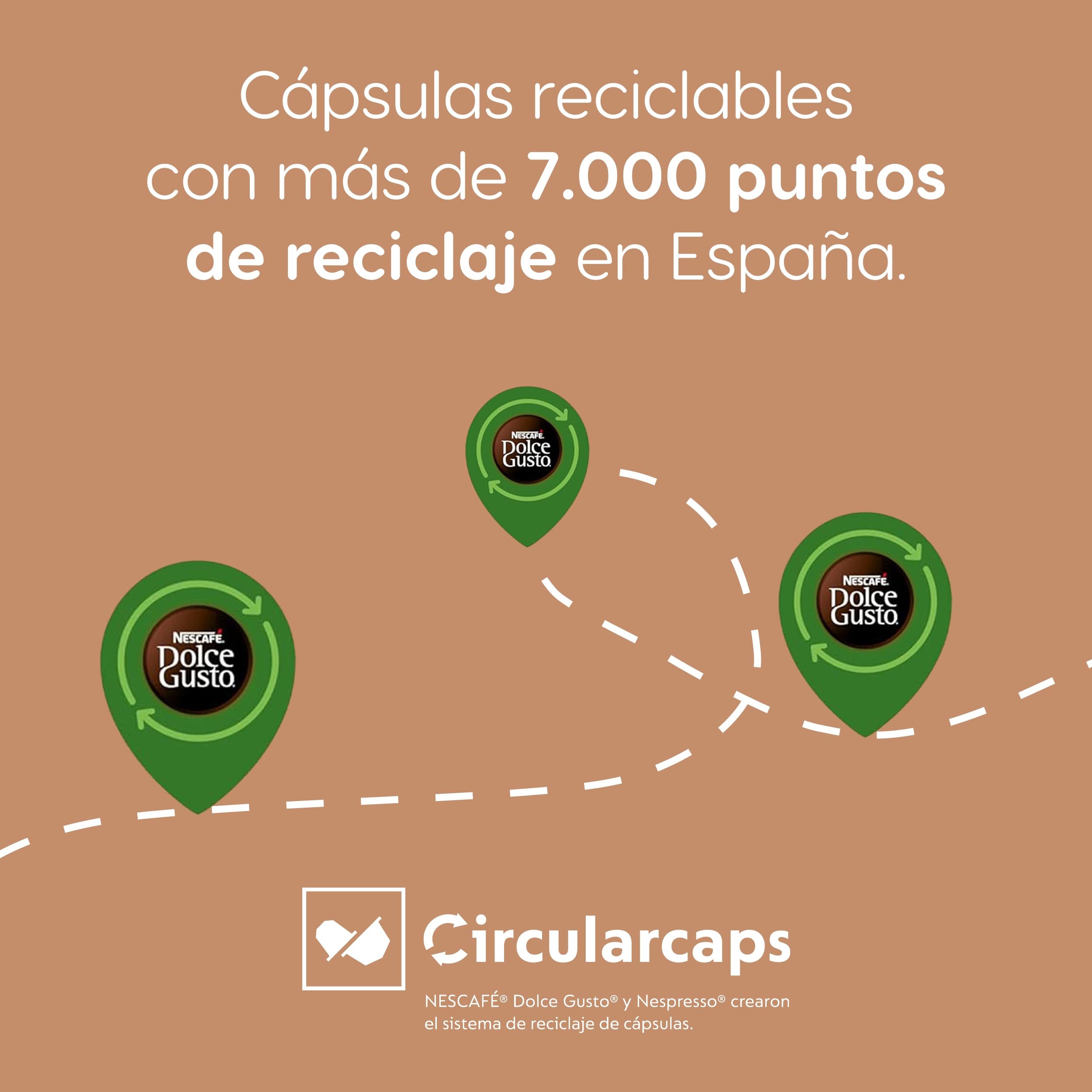 NESCAFÉ Dolce Gusto Cortado - Cápsulas de Café, 90 Cápsulas (3 x 30) - Notas a almendra tostada - Originales para cafeteras Dolce Gusto — view 8