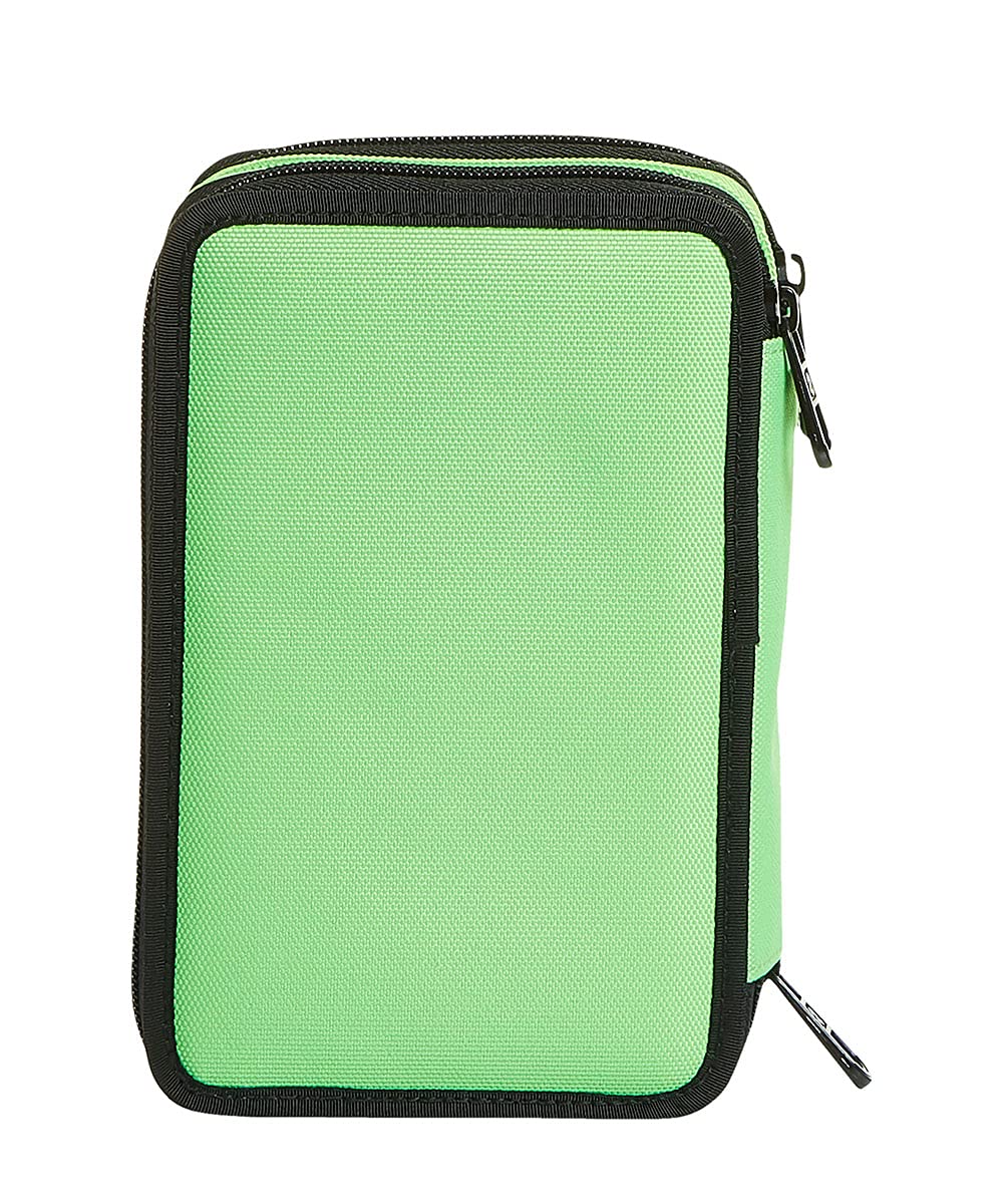 Seven Trousse à Crayons - Trousse à Stylos, Boîte à Papeterie, Trousse Remplie de Stylos, Marqueurs et Autres, pour les Fournitures Scolaires, pour Filles et Garçons, 3 Compartiments, Xxl Kupang
