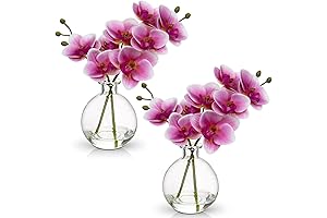 Pink Orchids Artificial Flowers | Faux Orchid Arrangement
