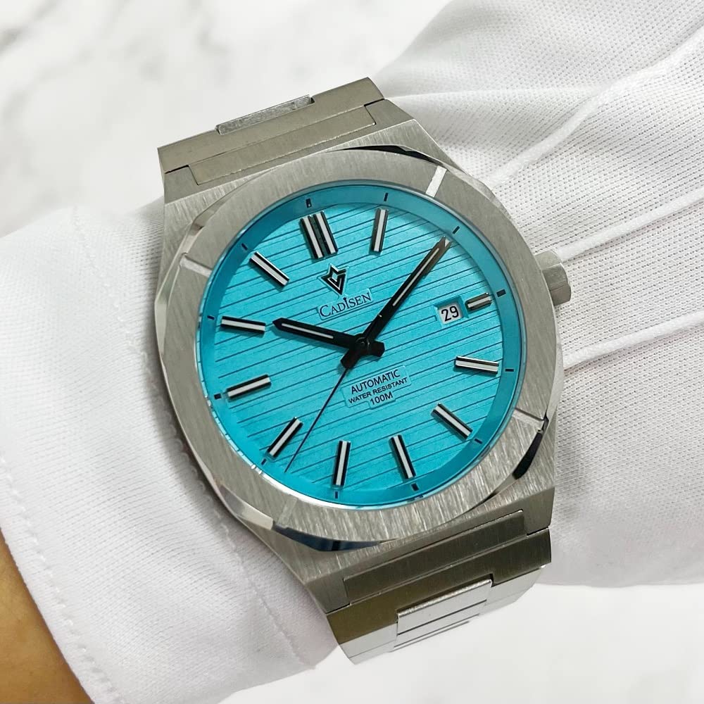 CADISEN Automatik Uhr Herren Mechanische Rostfreier Stahl Freizeit Uhren männer