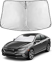 Vista 218 de EcoNour Parasol para Subaru Crosstrek 2013-2015 2016 2017, visera solar para parabrisas delantero y ventana, bloqueador de calor UV y protector