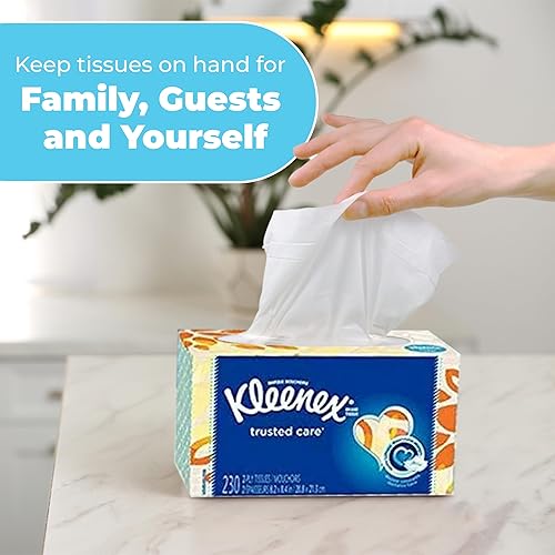 Miniatura 3 de Tissues - Pañuelos faciales ultra suaves, 230 unidades, paquete de 2, 460 en total en embalaje The Award Box