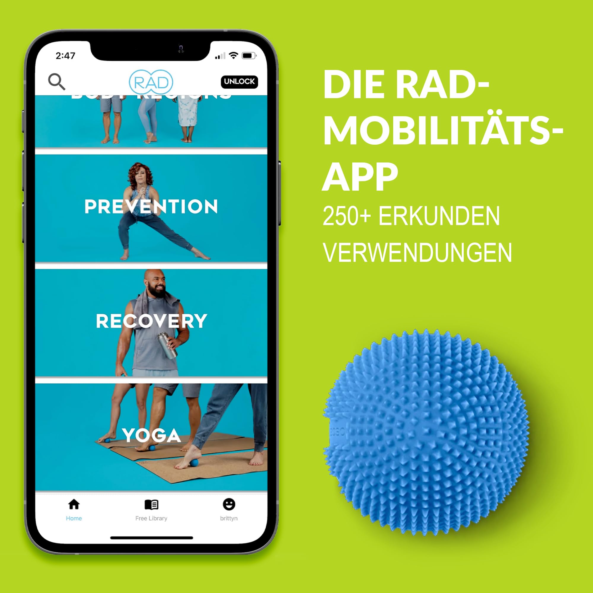 Rad Faszienball Neuro Ball