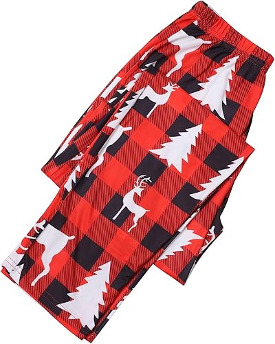 Miniatura 4 de YFJRBR Pijamas de Navidad a juego para la familia, conjuntos de pijamas para parejas, pijamas de Navidad con estampado navideño, trajes divertidos