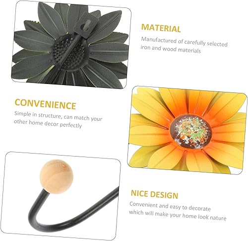 Miniatura 5 de Gancho colgante de forma artesanal colgante decorativo para el hogar, oficina, jardín, diseño resistente, colgador de pared, llaves, sombreros,