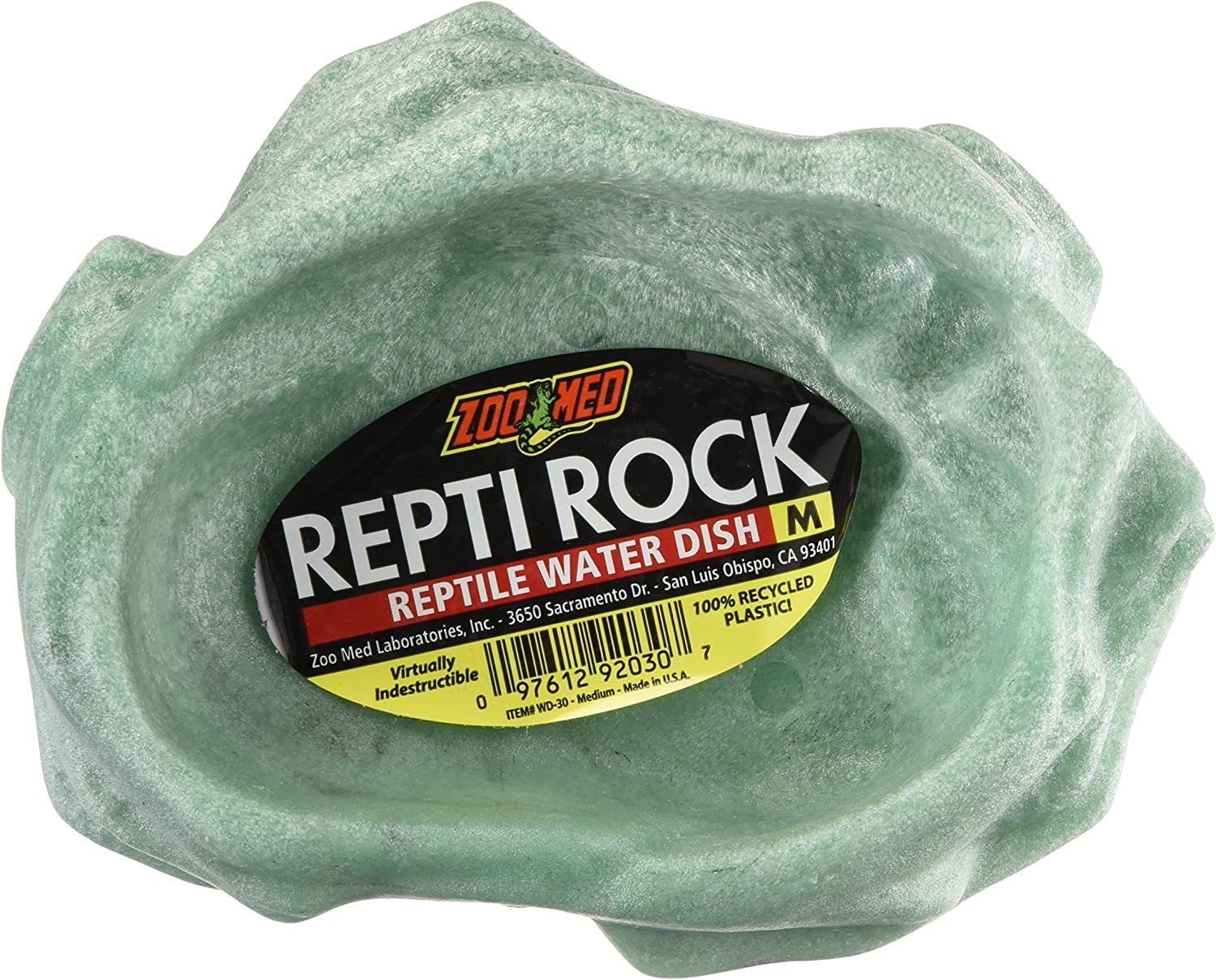 Zoo Med Reptile Rock Water Dish [Set of 2] Size: Medium (6' H x 5.5' W x 5.5