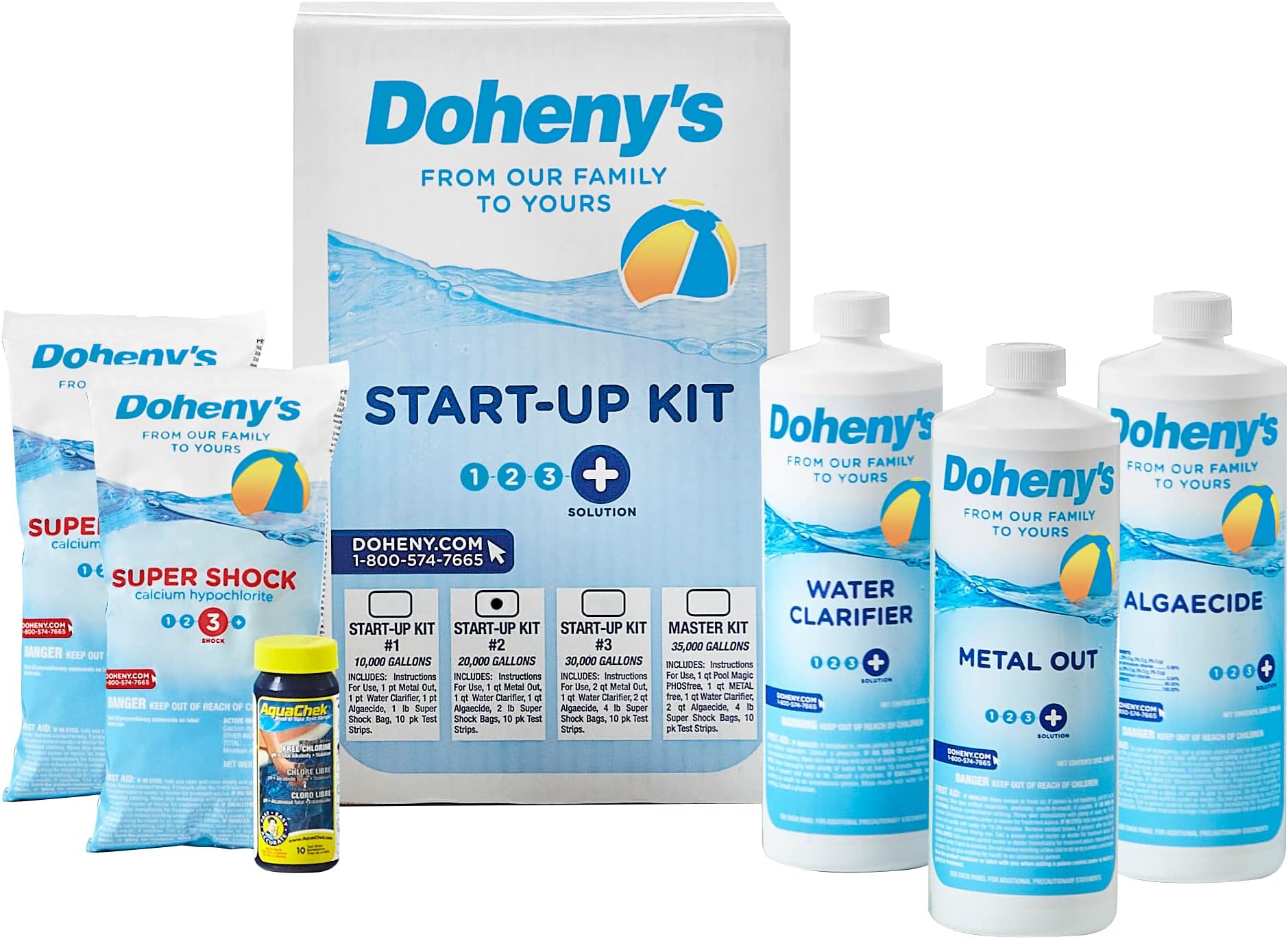Doheny's Ultimate Pool Opening Chemical Start-Up Kit (Ultimate Kit (for Pools Up to 20,000 Gallons))