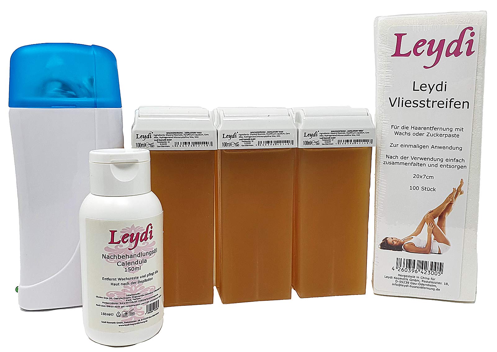 Leydi Prive - Wachspatronenset Honig - Das günstige Starterset für die Haaren...