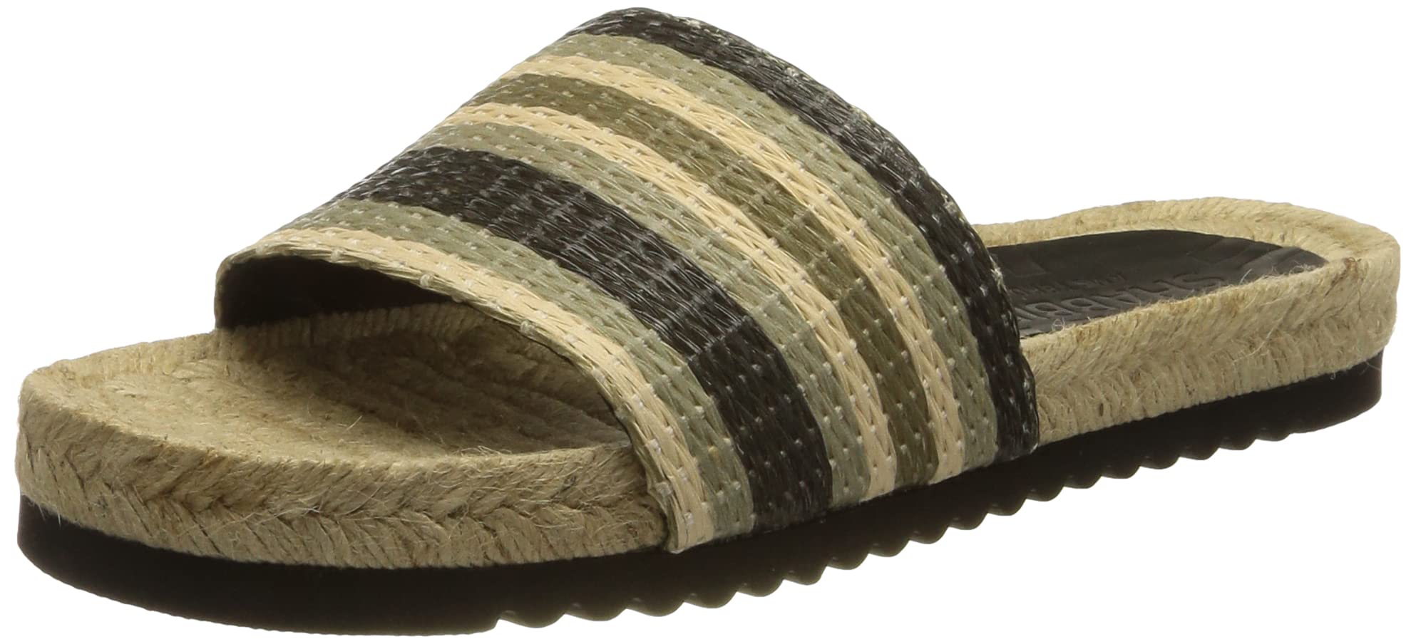 Fred de la BretoniereShabbies Amsterdam Women's SHS0832 Loafer, Stripe Green Black, 10 UK