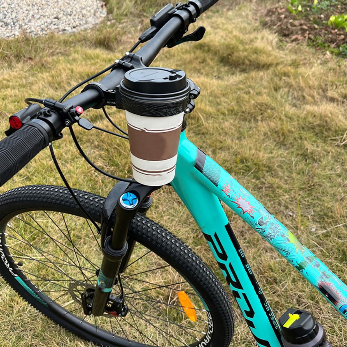 Happyyami 4 Uds Soporte De Bebida para Motocicleta Cochecito De Bebé Manillar De Bicicleta Portavasos para Bicicleta Abrazadera De Jaula para Botella En Portavasos Soporte para Bebidas De