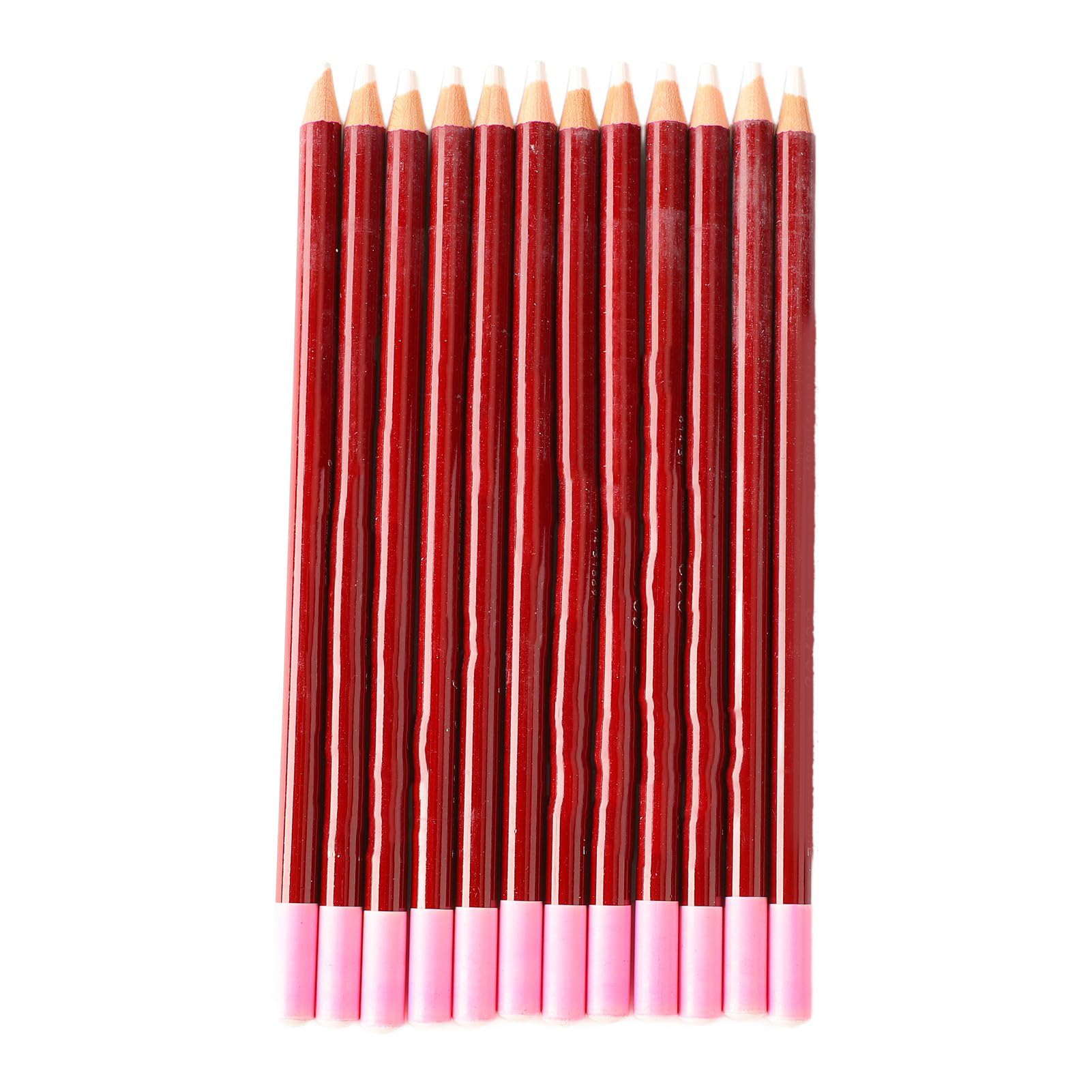 Airshi Juego de Lápices de Carbón Blanco, Súper Colorantes Versátil Seguro Incluso Capas Lápiz de Dibujo Blanco Profesional para Mezclar