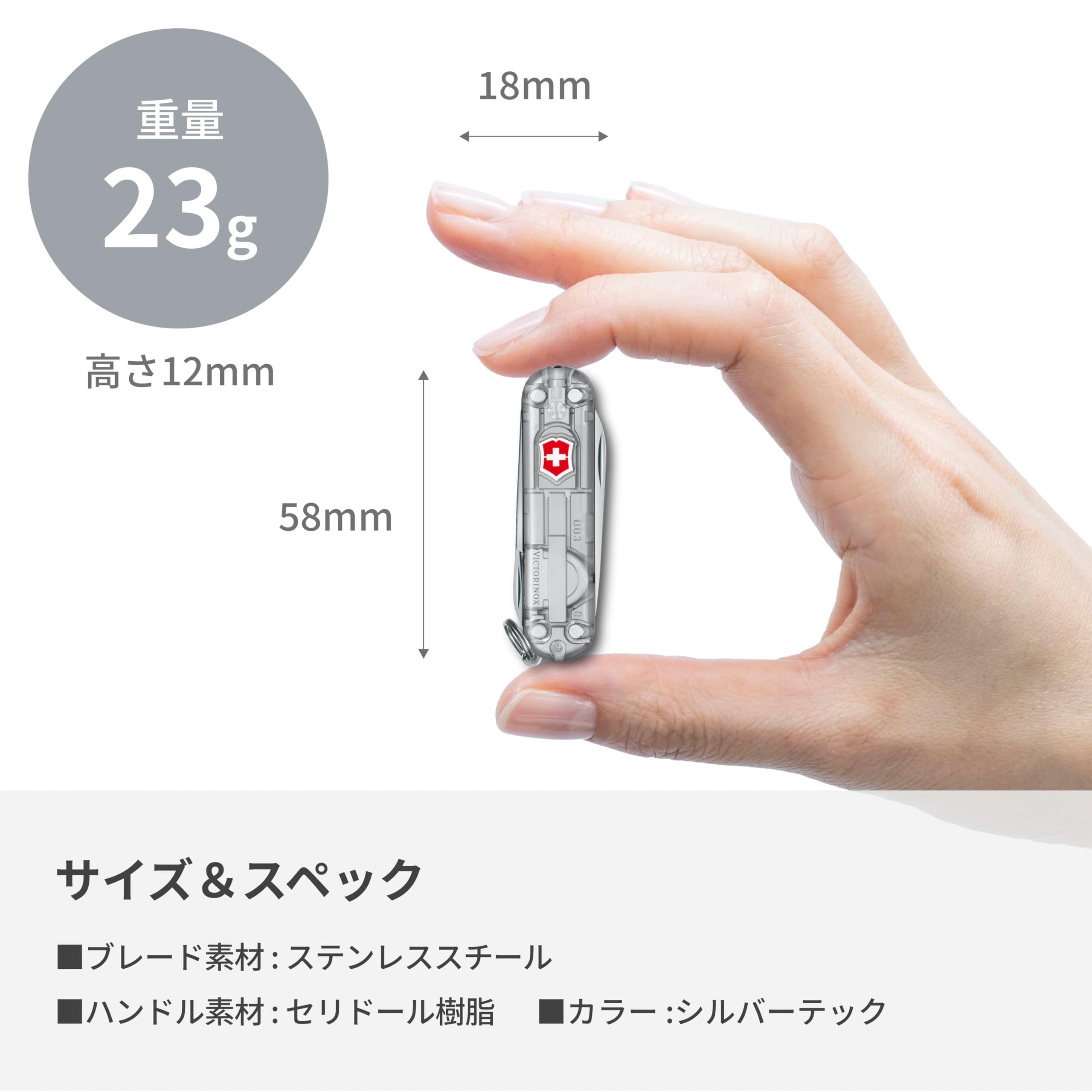 Amazon | VICTORINOX(ビクトリノックス) シグネチャーライト シルバー