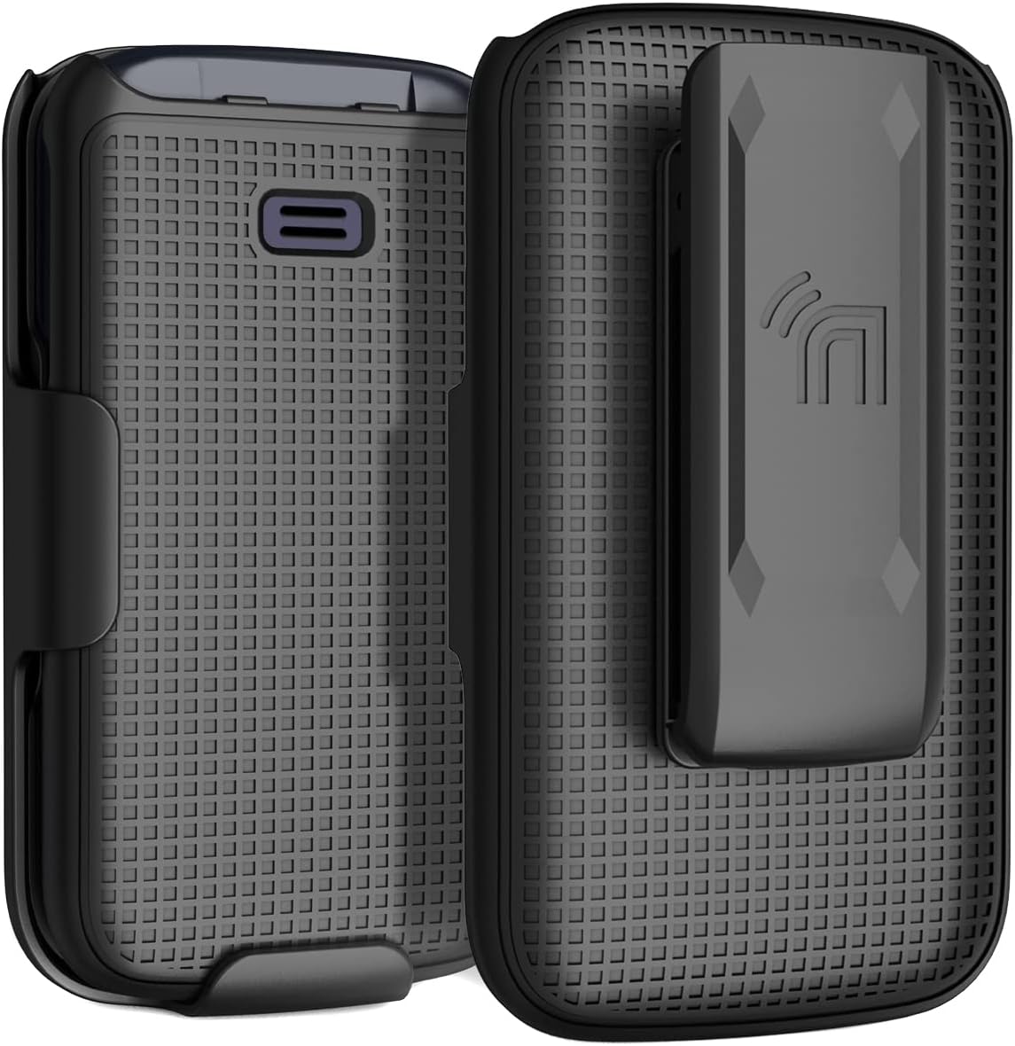 Holster Combo for TCL Flip Pro Phone Case with Belt Clip - Black image 2