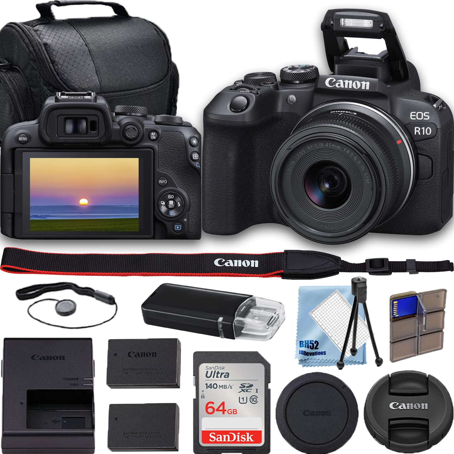 Amazon.com : Canon EOS R10 4K Video Recording Mirrorless Camera