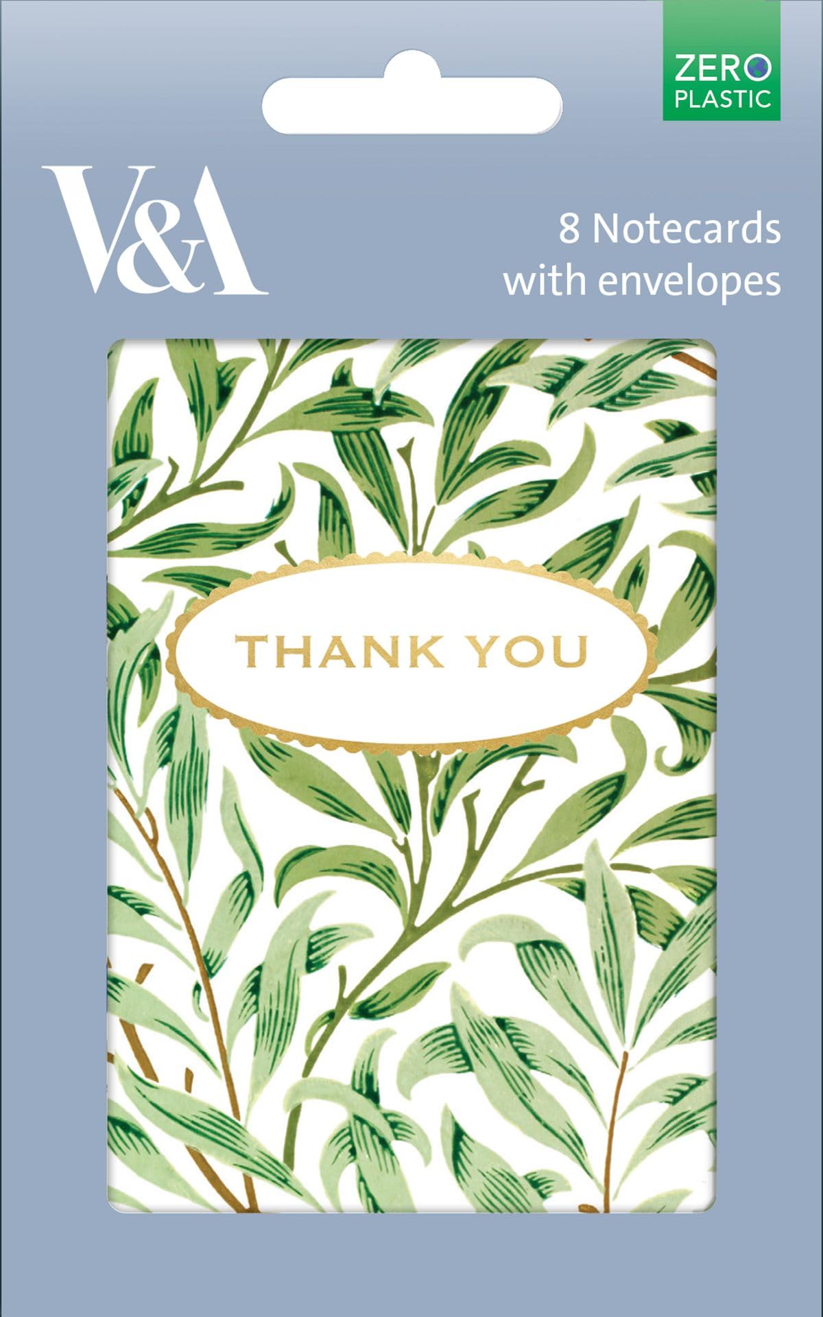 Museums & Galleries V&A Willow Bough 8 Thank You Notecards & Envelopes