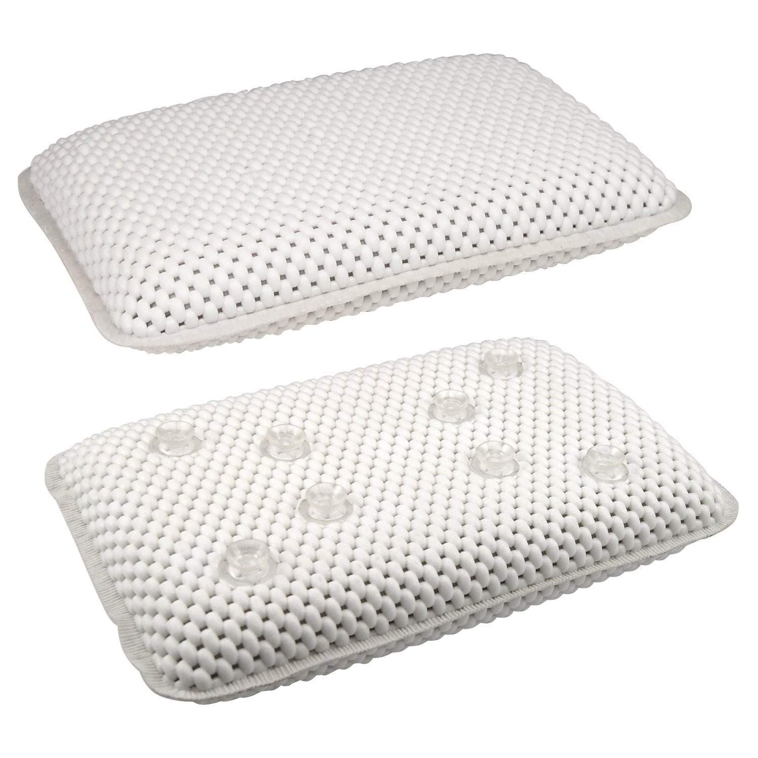 Greenfields Luxury Relaxing Bathtub Pillow, Bath Pillow Bath and Spa Head Rest with Suction Cups Bath Cushion Bathing Pillow