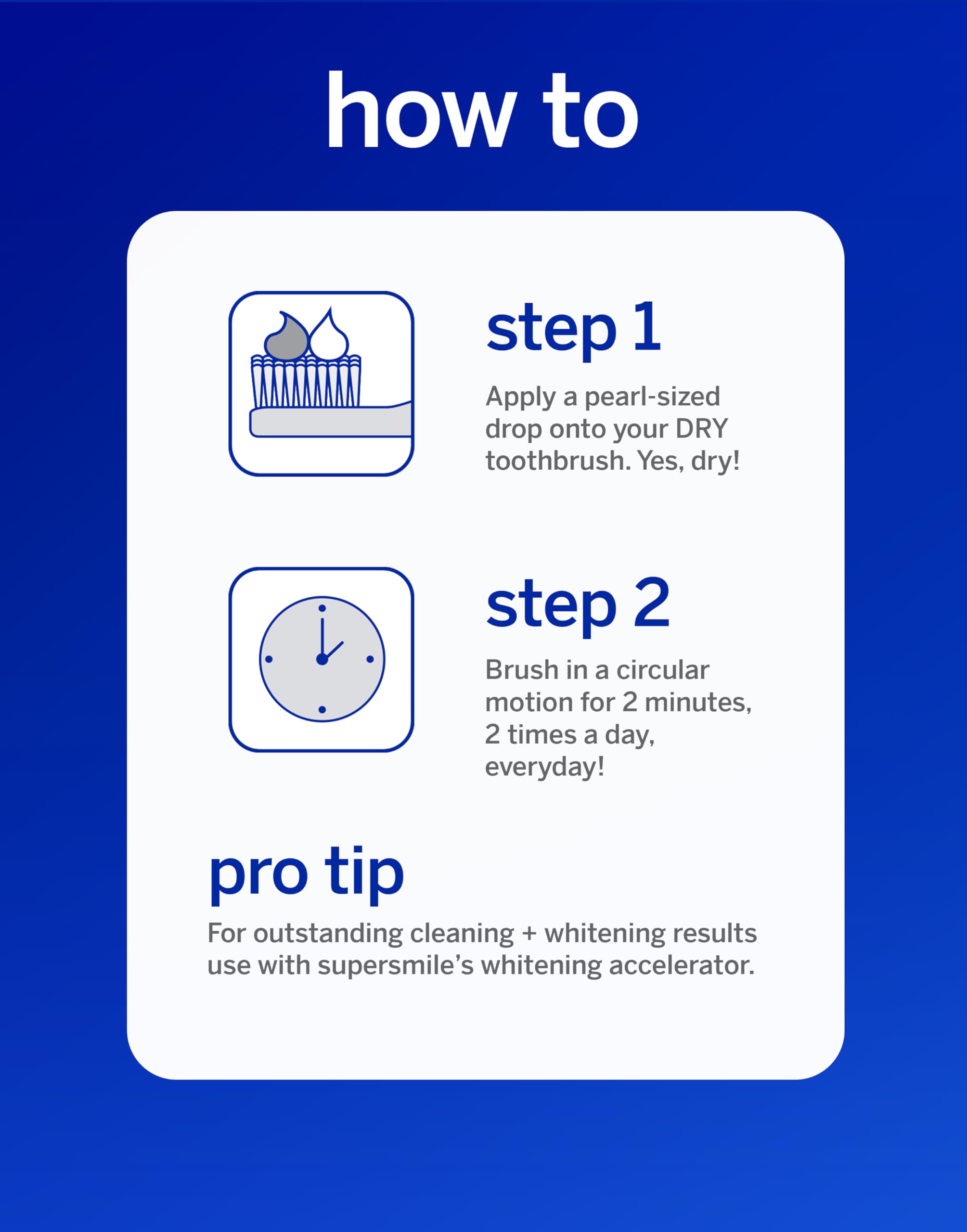 Supersmile Original Mint Toothpaste Trio with Clear New Generation Toothbrush – Professional Whitening with Calprox® – Whitens Up to 6 Shades, 4-Piece Set