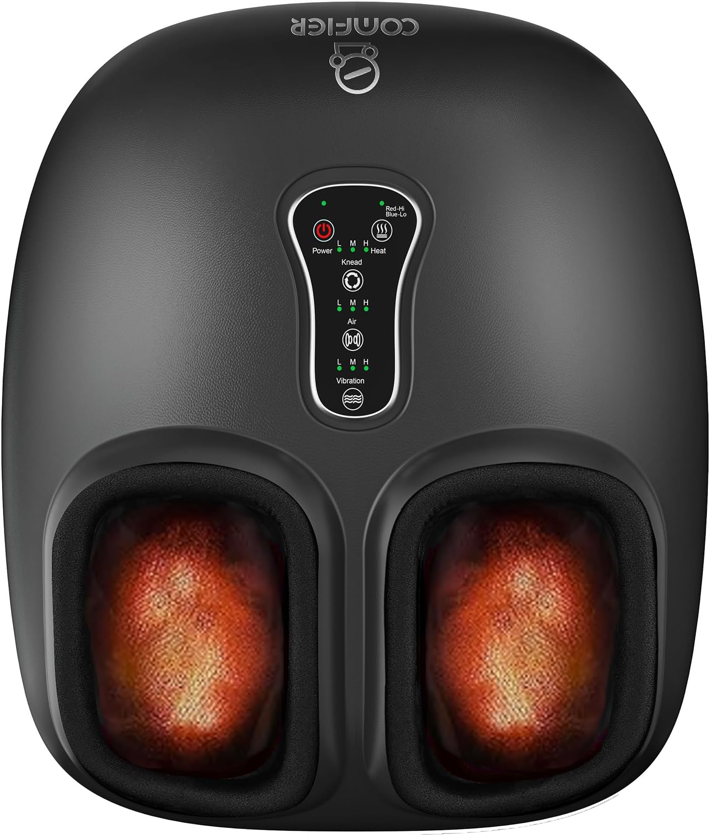 Foot Massager with Shiatsu, Foot Massage Vibration & Heat – Foot Massager for Plantar Fasciitis and Neuropathy Pain, Gift for Mom Dad Woman Man