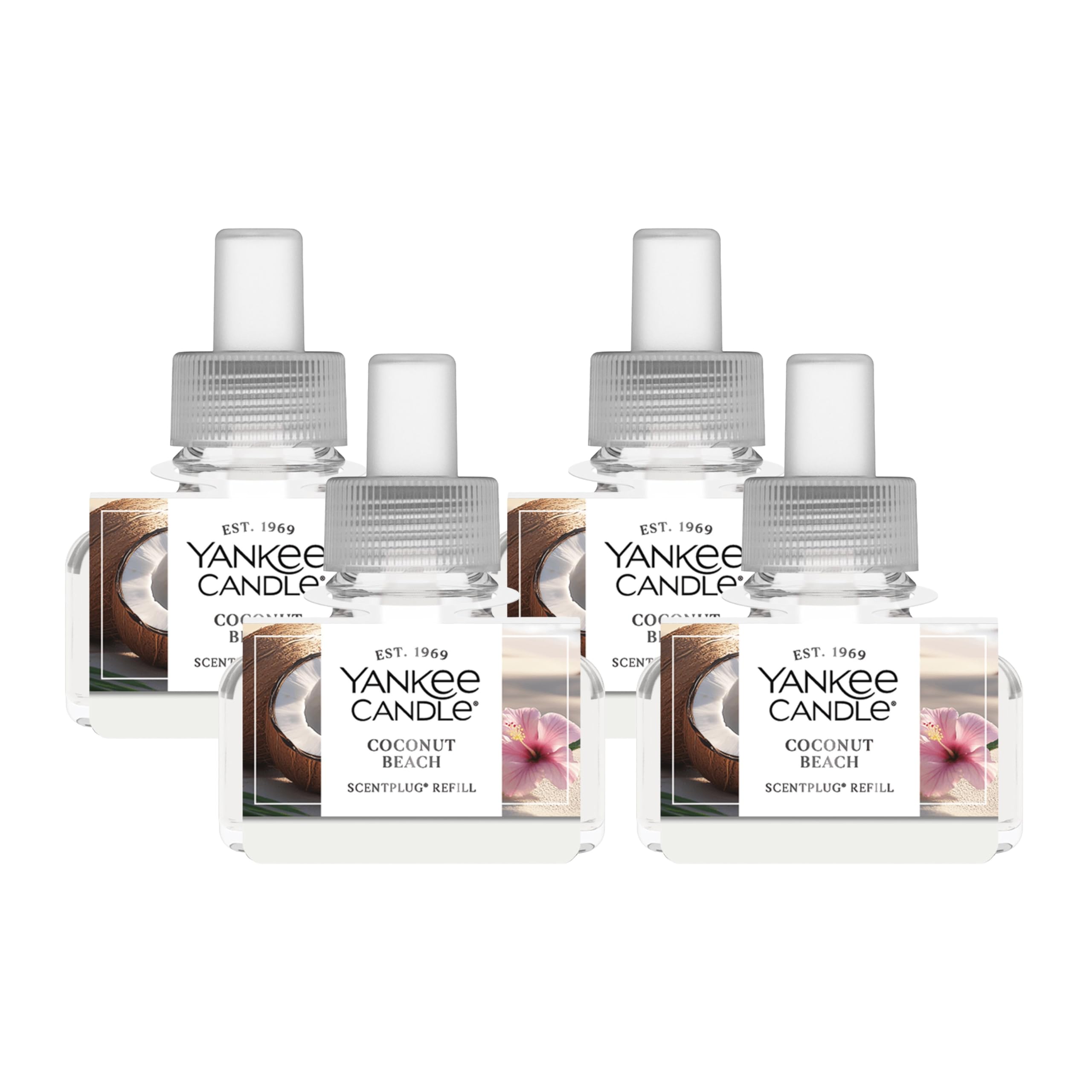 Yankee Candle Coconut Beach ScentPlug Refill 4-Pack