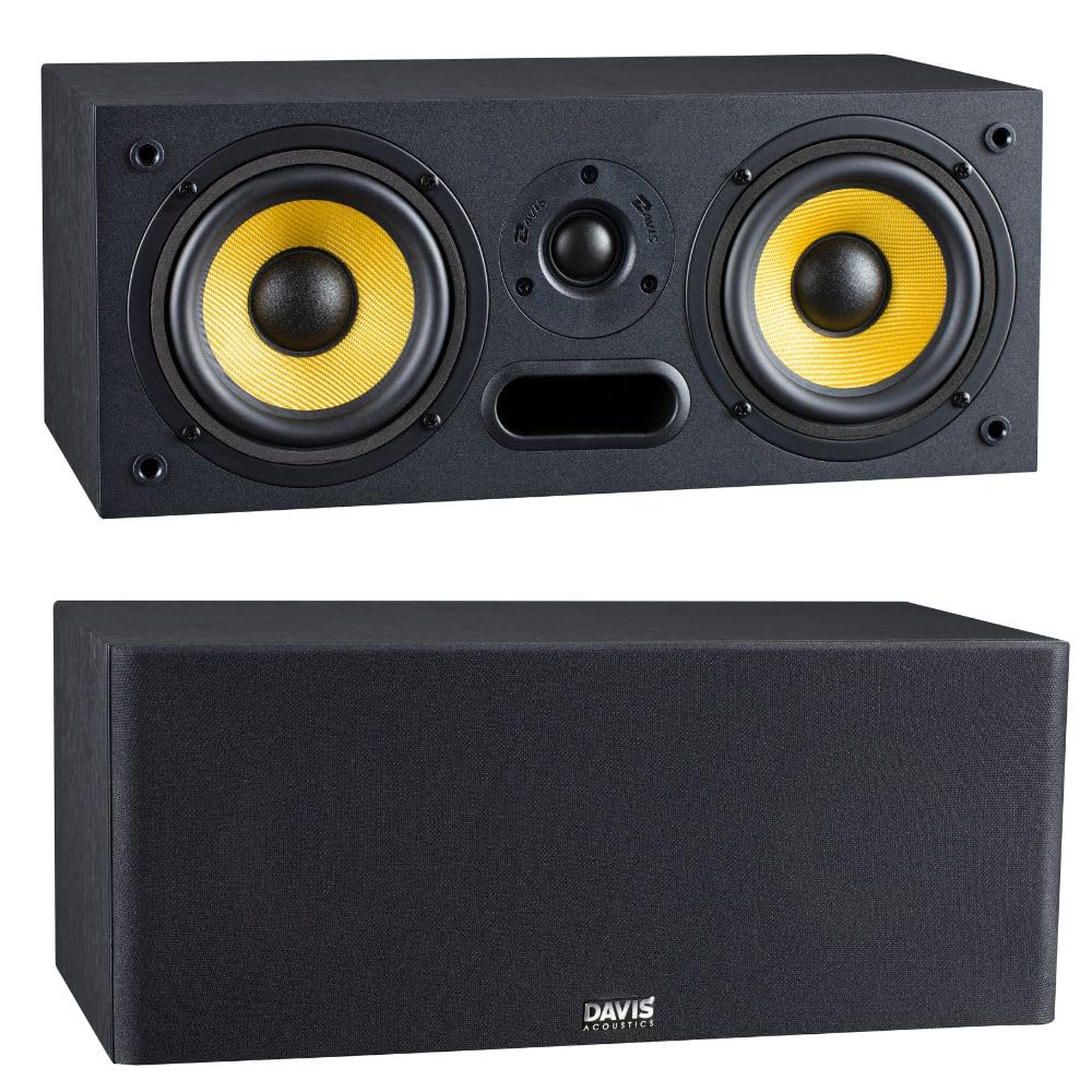 Davis Acoustics Mia 10 Noir - Centrale 2 Voies/3 Haut-parleurs