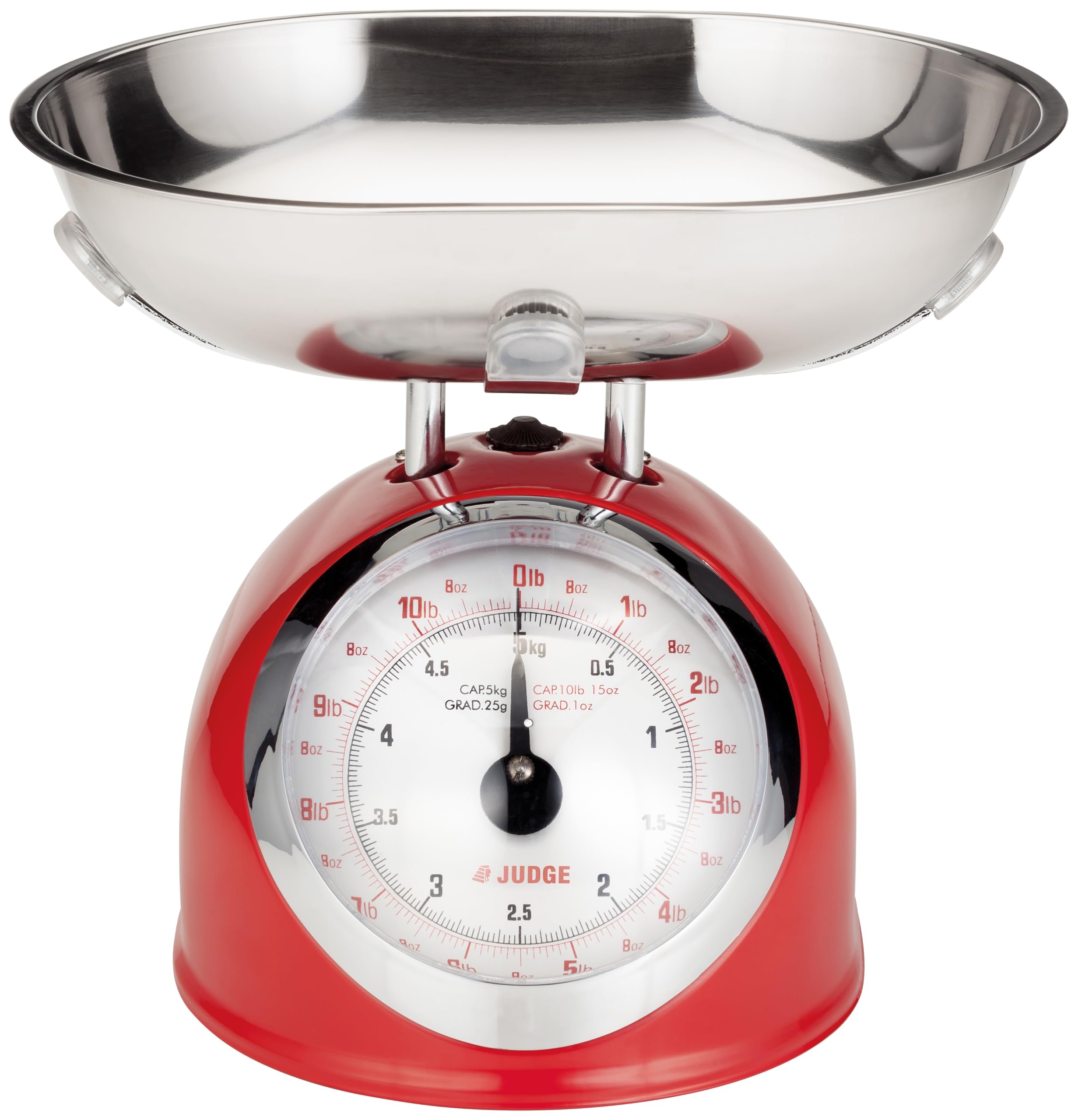 Judge Red Kitchen 5Kg Traditional Scales
