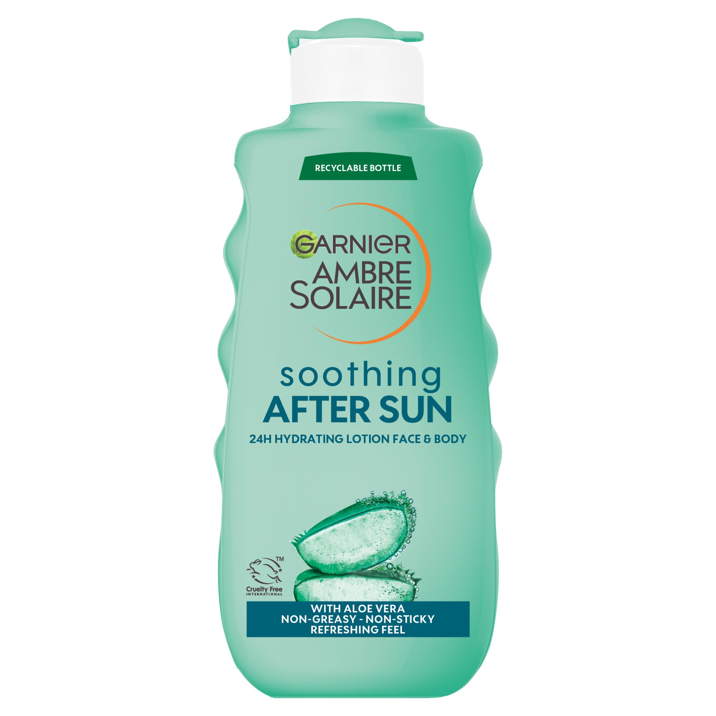 Garnier Ambre Solaire After Sun Lotion Moisturizing Soothing Sun Cream, With Naturally Derived Aloe Vera, Instant Cooling Effect, Upto 24HR Hydration, 175ml