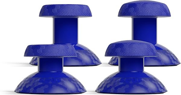 Kit de reemplazo de joysticks SCUF Valor PRO – 1 corto cóncavo, 1 corto abombado, 1 largo cóncavo, 1 largo abombado, fáciles de intercambiar, duraderos – Azul