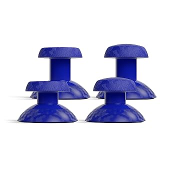 SCUF Valor PRO Thumbstick Replacement Kit 1 Short Concave, 1 Short Domed, 1 Long Concave, 1 Long Domed, Easy to Swap, Durable Blue
