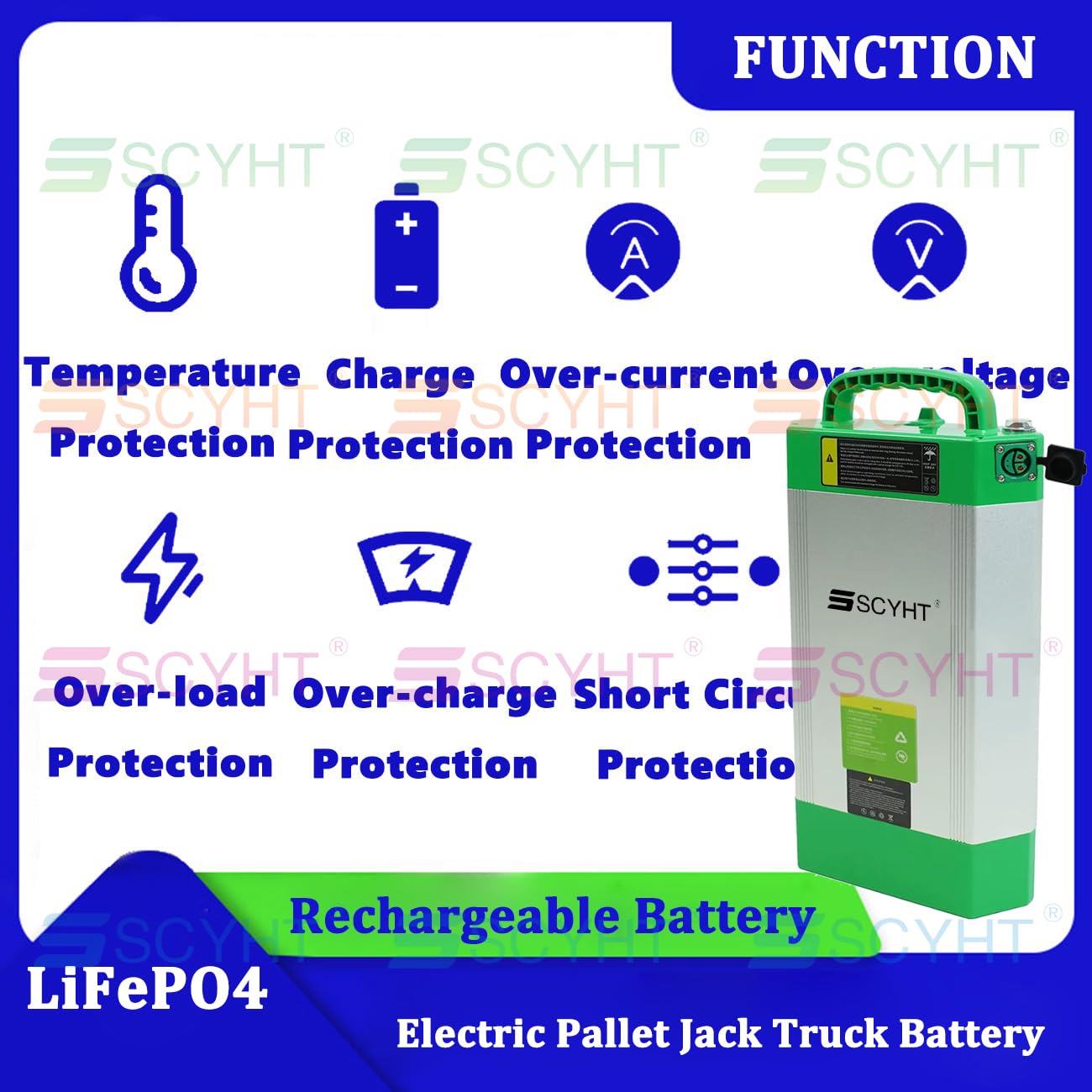 CBD15J-LI2 Batteria carrello elevatore 24V senza CAN