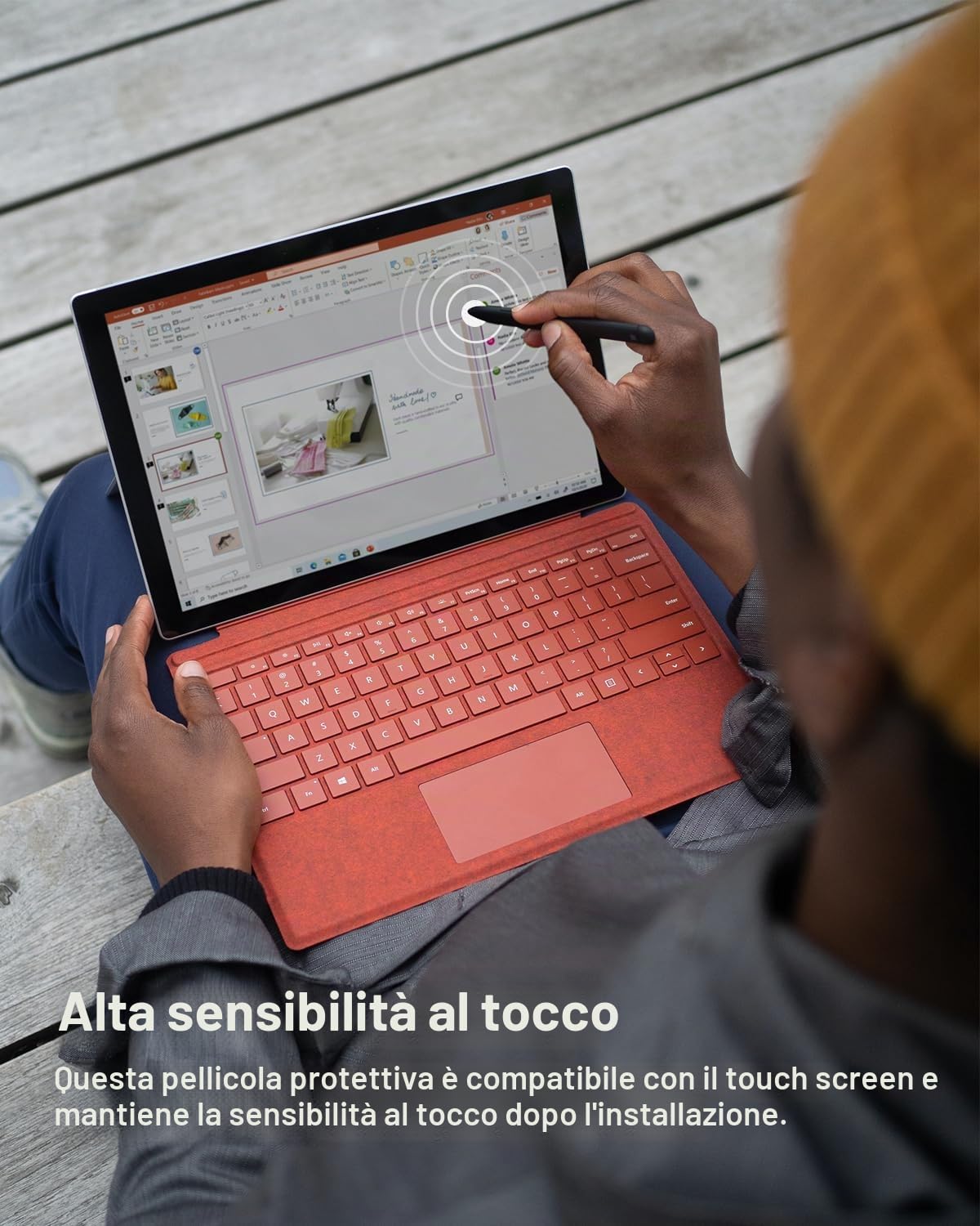 Pellicola protettiva per schermo per computer portatile, confezione da 2