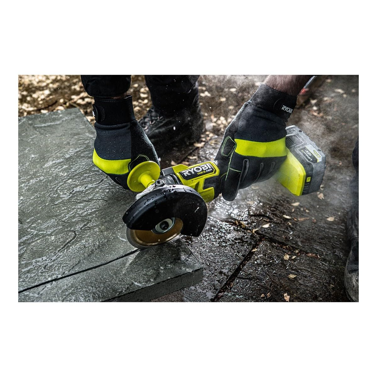 Combo Ryobi inalámbrico 18V | Amoladora, Taladro, Lijadora, Sierra con 2 baterías