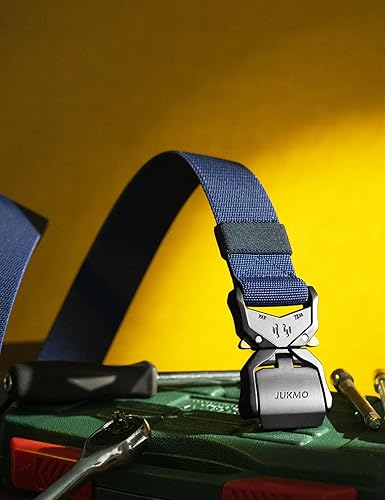 Miniatura 7 de Cinturón táctico JUKMO, cinturón de nailon para pistola militar de 1.5 pulgadas con hebilla de liberación rápida resistente