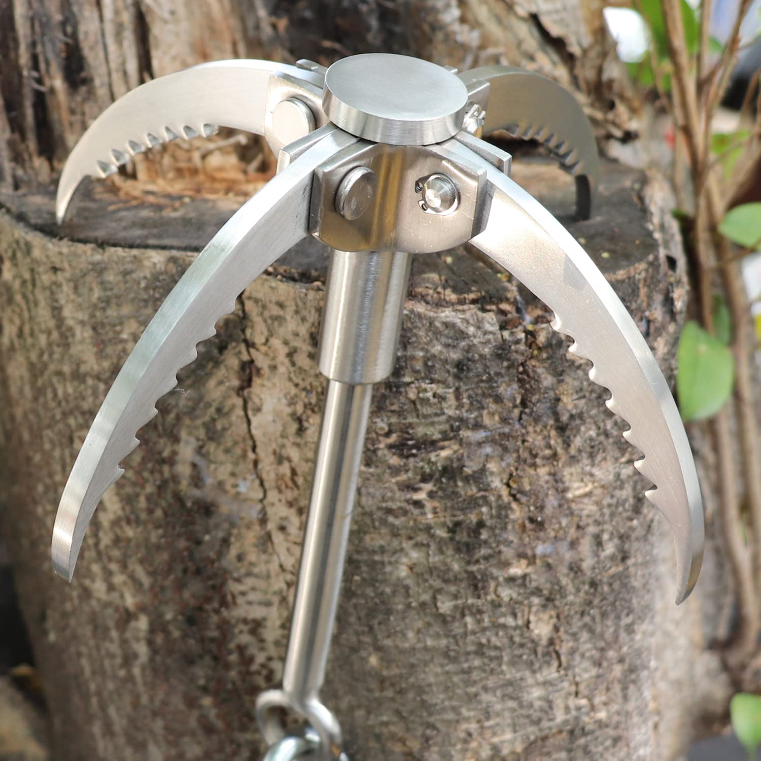 Outdoor Survival Enterhaken, 400 Kg Kletterhaken mit 20 M Seil für Outdoor-Klettern, Bergung Unter Wasser