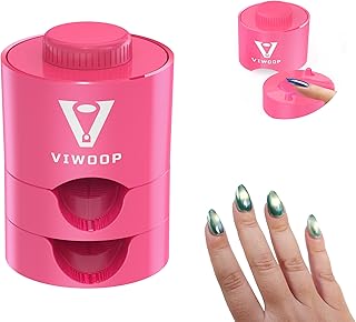 Glass Bead Nail Magnetic Tool、Cat Eye Gel Nail Polish Magnetic Tools、Creates a Glass-Like Shine (pink)