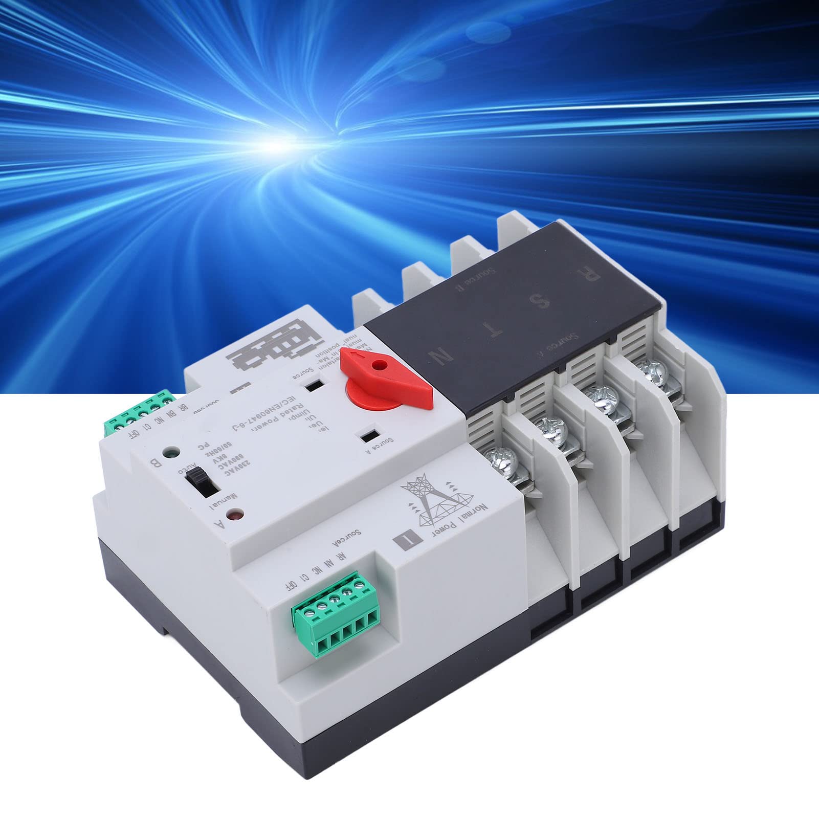 Interruptor Transferencia Automática 4P 125A, Conmutación Ininterrumpida