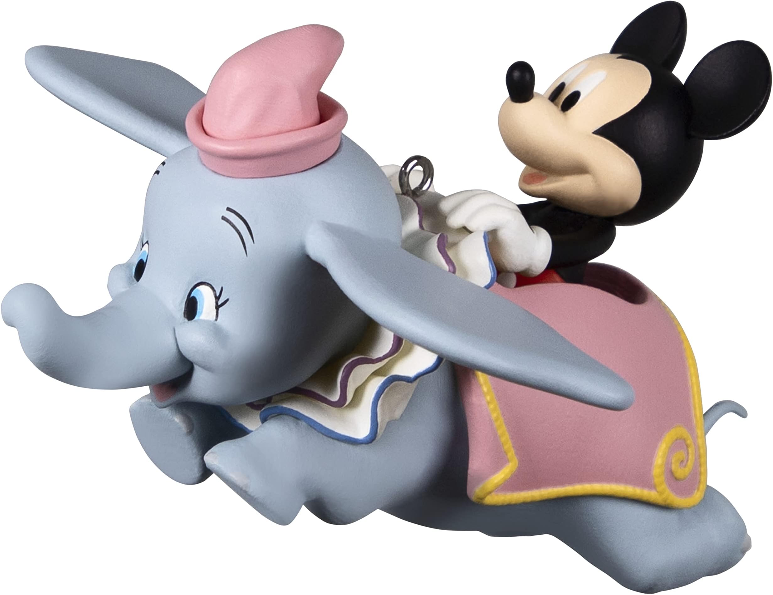 Christmas Ornament,Plastic, 2022, Disney Mickey Mouse and Dumbo The Flying Elephant Up and Away